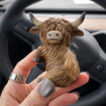 🐂Handcrafted Highland Cow Decoration✨Cute Farm Friend • Versatile Decor • Perfect Car & Desk Companion