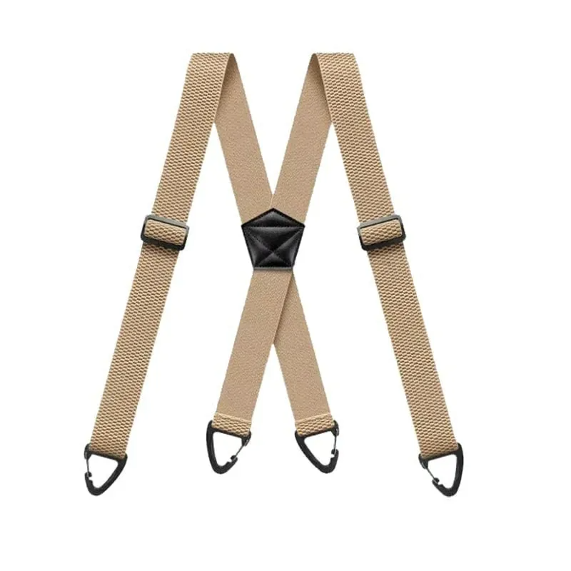 💪Industrial Men Work Suspenders | No Gut Squeezing | Anti-Slip Firm Hold | Prevent Plumber's Crack | Fit All Pants