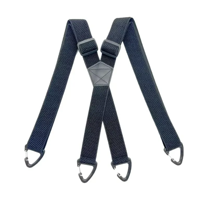 💪Industrial Men Work Suspenders | No Gut Squeezing | Anti-Slip Firm Hold | Prevent Plumber's Crack | Fit All Pants